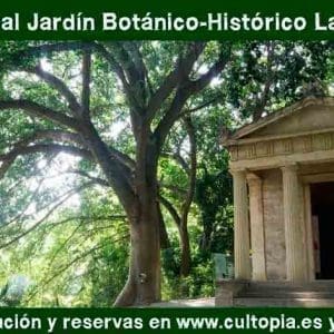 Edificio antiguo en el Jardín Botánico La Concepción de Málaga