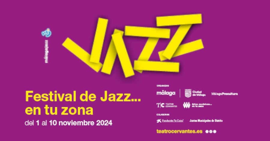 Programa del Festival de Jazz en tu Barrio Málaga 2024