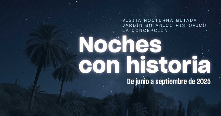 ruta noches con historia jardin concepcion malaga