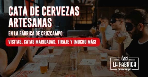 Catas de cervezas artesanas en La FÁBRICA CRUZCAMPO Málaga