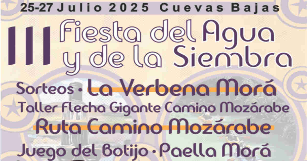 fiesta agua y siembra zanahoria mora 2025
