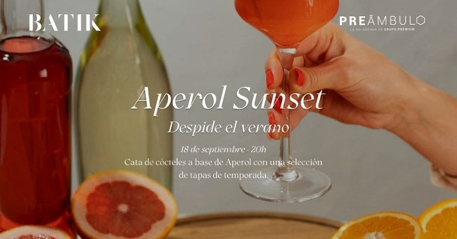 APEROL EVENTO RESTAURANTE BATIK MALAGA