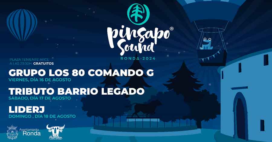 programa del Pinsapo Sound Ronda 2024