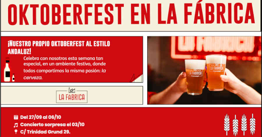 oktoberfest en la fabrica cerveza cruzcampo de malaga