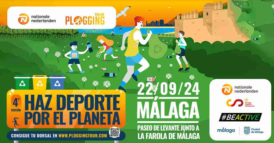 Plogging tour Málaga