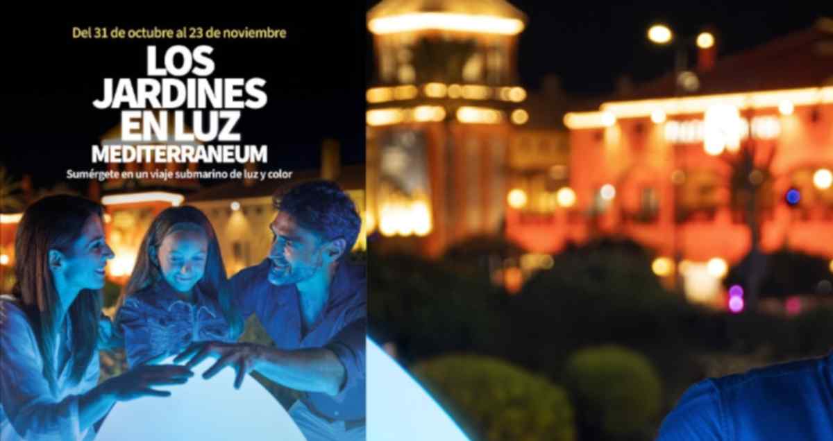 jardines en luz plaza mayor 2025