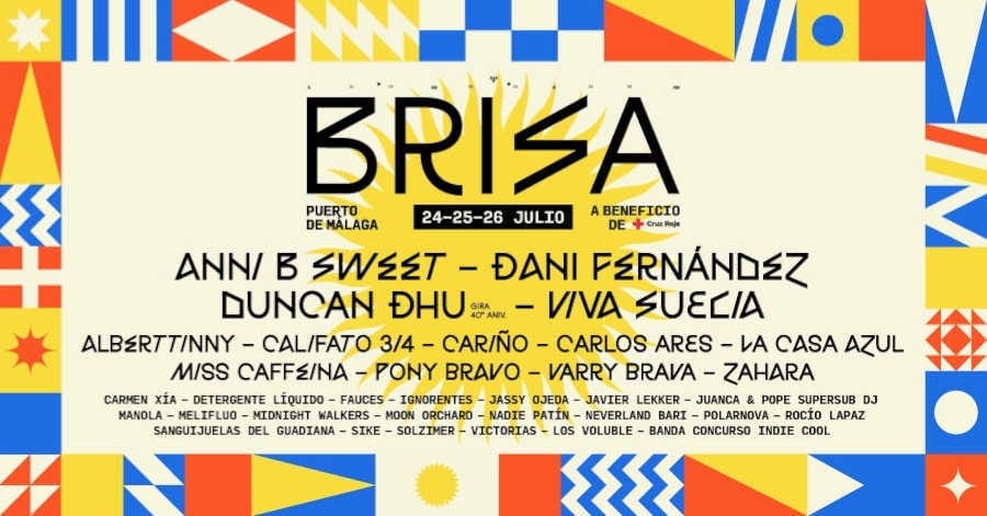 programa del FESTIVAL BRISA MÁLAGA 2025