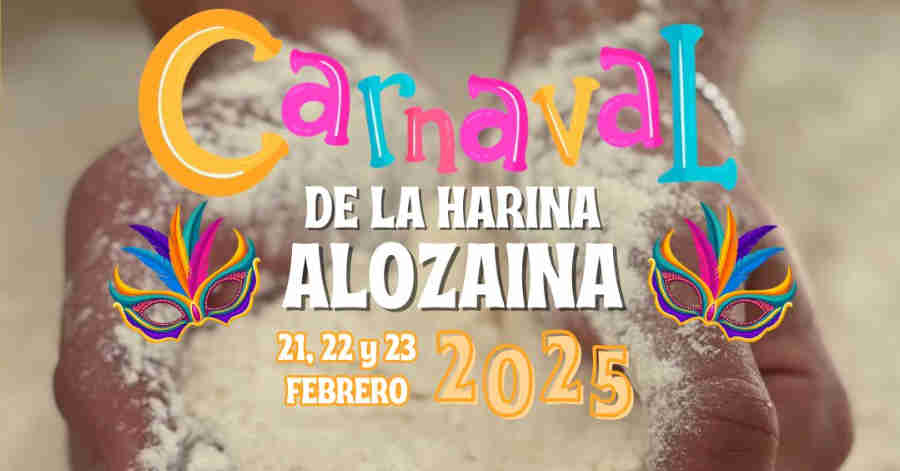 carnaval harina Alozaina 2025