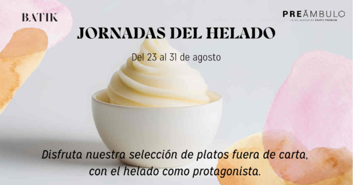jornada helado restaurante batik malaga 2025