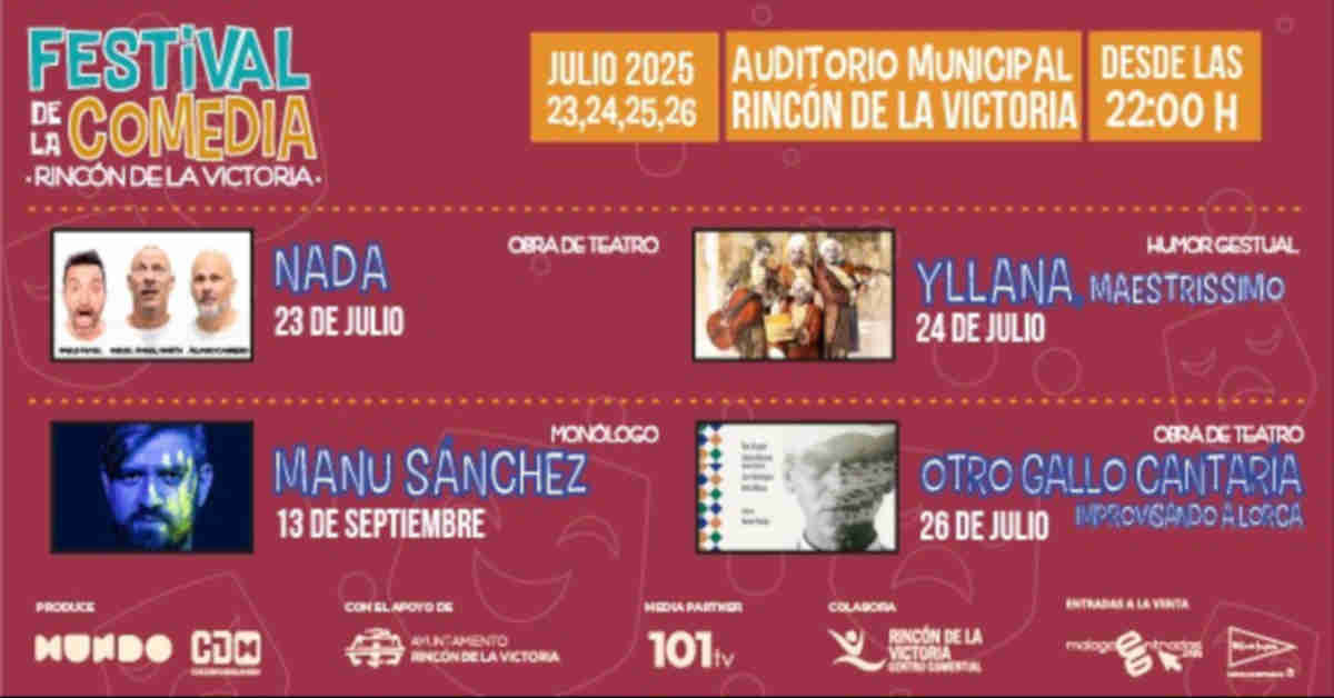 FESTIVAL COMEDIA RINCON DE LA VICTORIA 2025