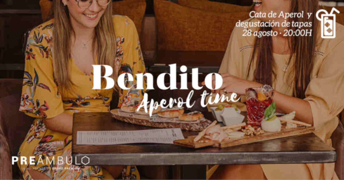 cata aperol restaurante bendito