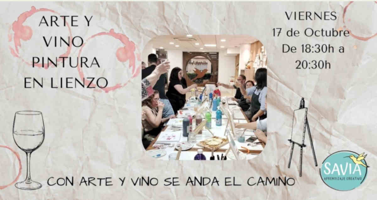 TALLER ARTE Y VINO SAVIA OCTUBRE 25