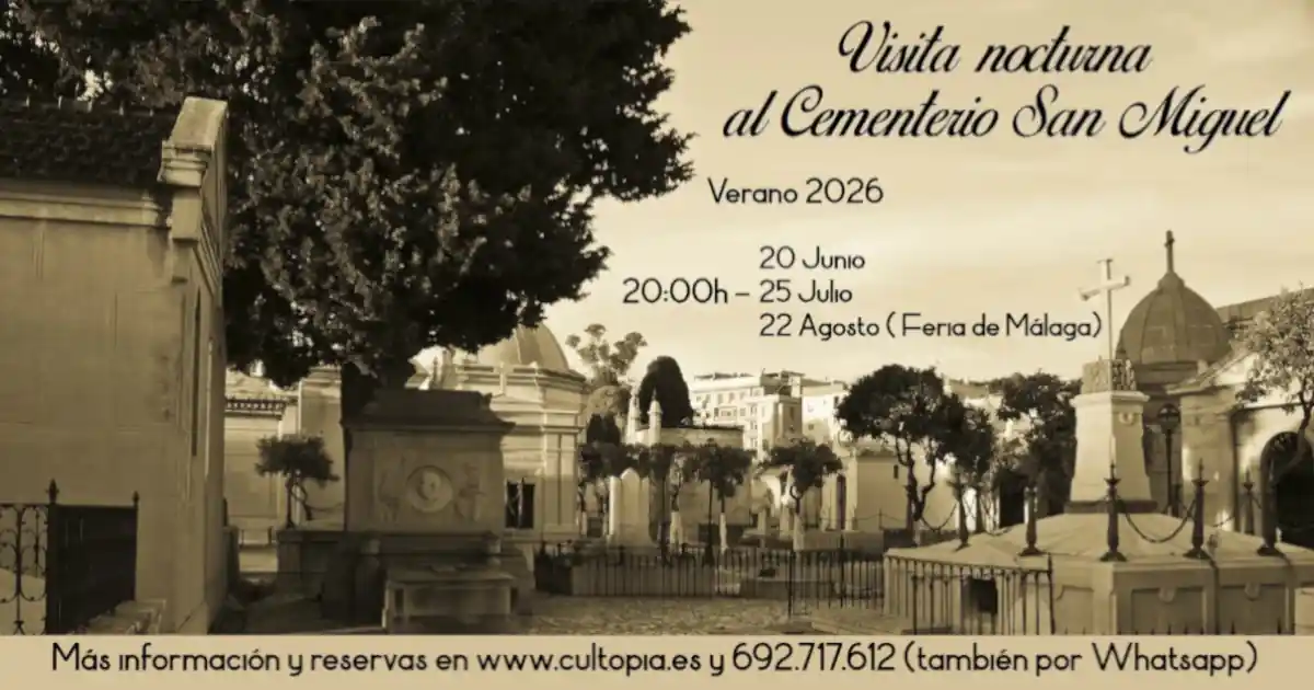 visita nocturna cementerio san miguel cultopia verano 2026
