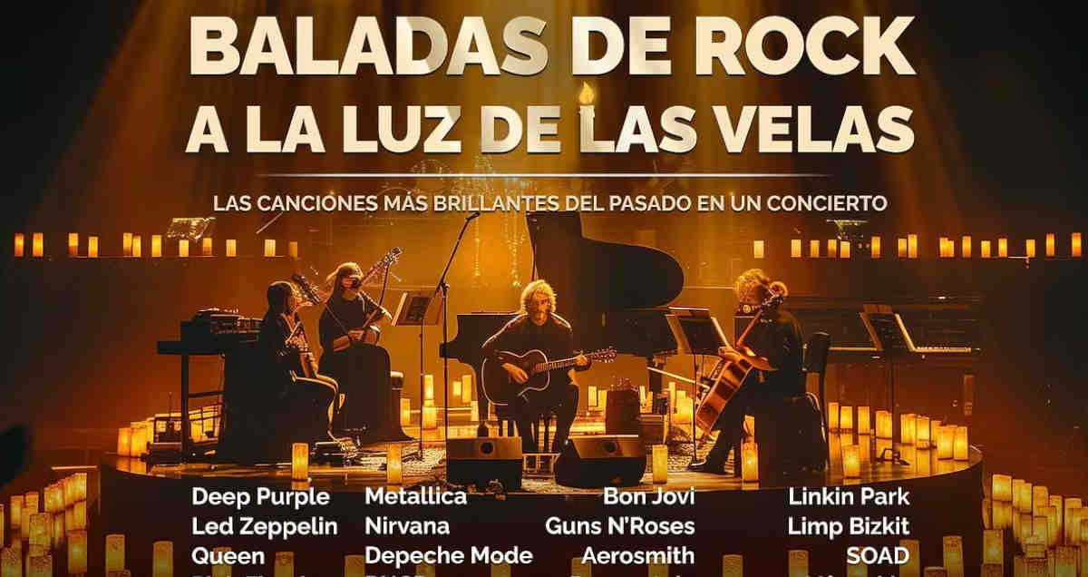 Baladas de rock y velas fycma malaga