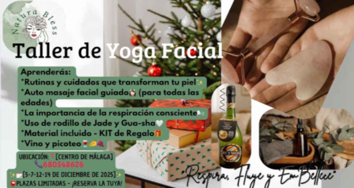 TALLERES NATURA BLESS DICIEMBRE 2025 MALAGA