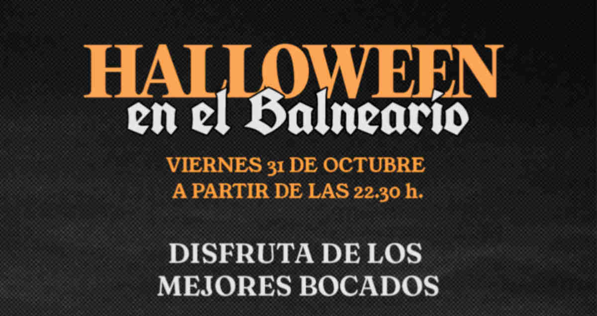 halloween en el balneario malaga 2025