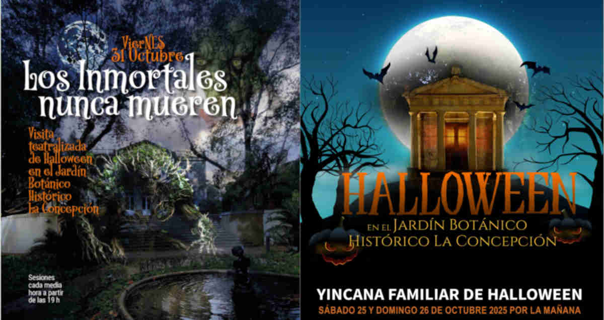 halloween en el jardin concepcion malaga 2025