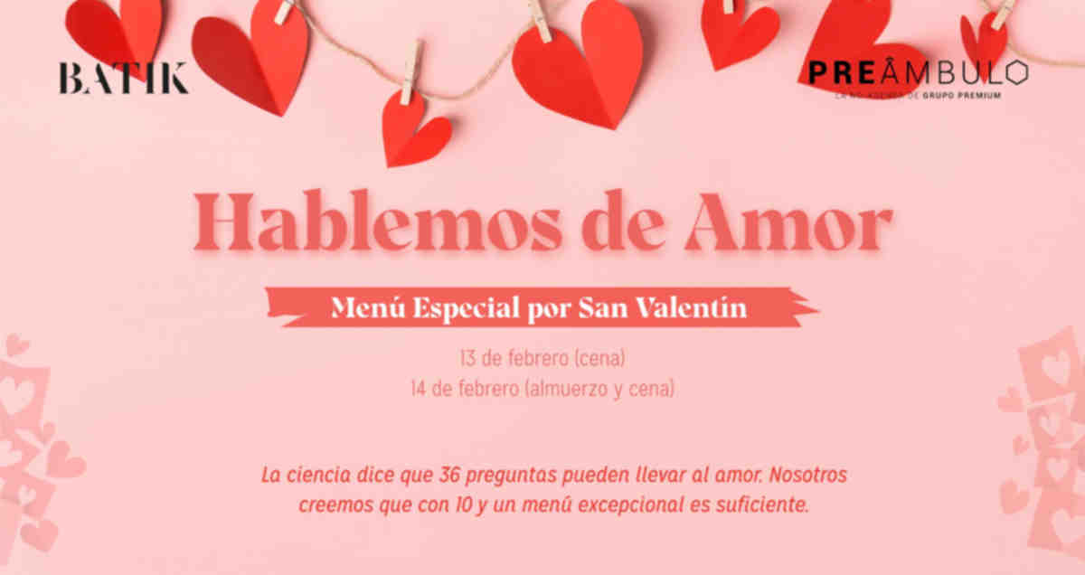 menu san valentin malaga restaurante batik 2026 menu san valentin malaga restaurante batik 2026