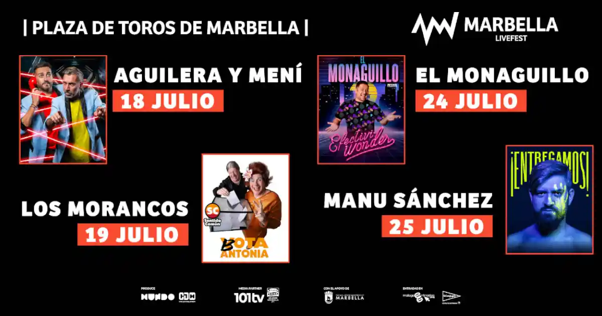 programa marbella livefest 2026 actualizado abril