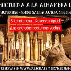 EXCURSION GRANADA CULTOPIA JUNIO 2026