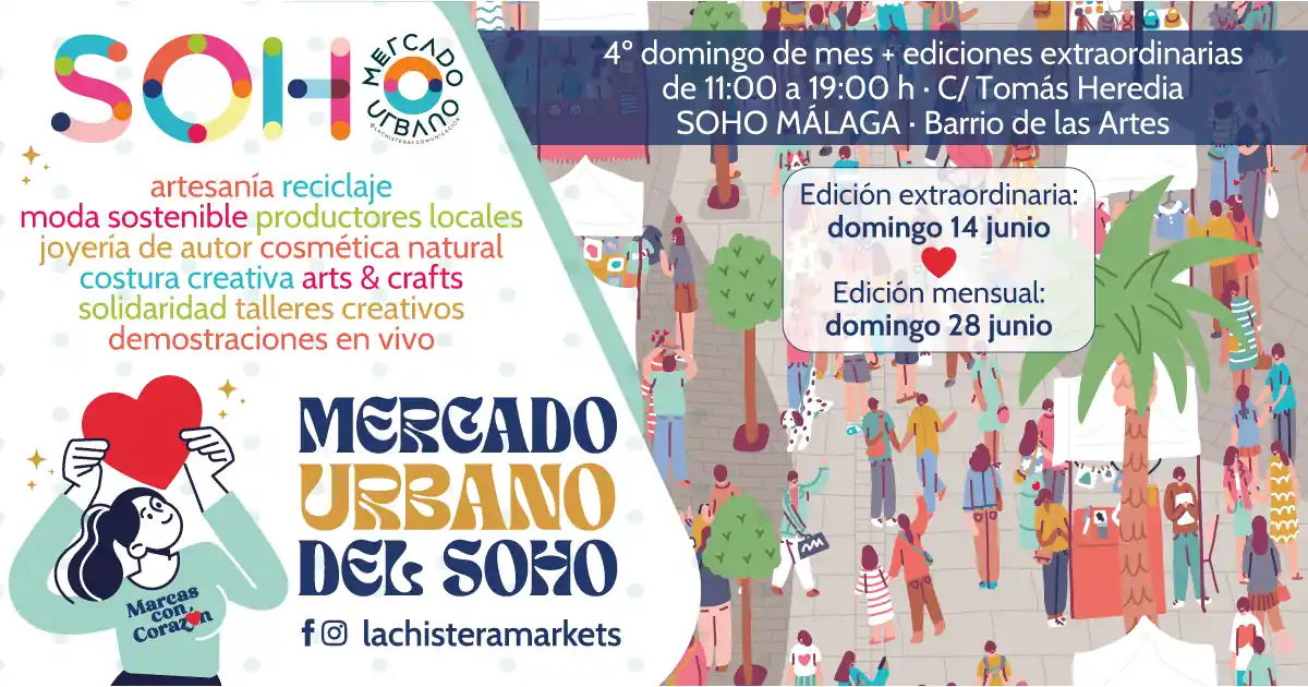 mercado del soho malaga fechas junio 2026