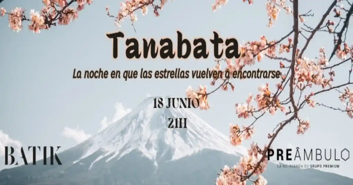 reserva cena tanabata restaurante batik junio 2026