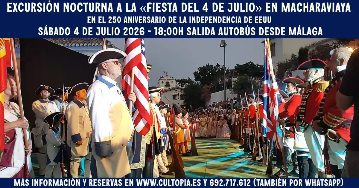 visita nocturna fiesta 4 julio macharaviaya cultopia 2026