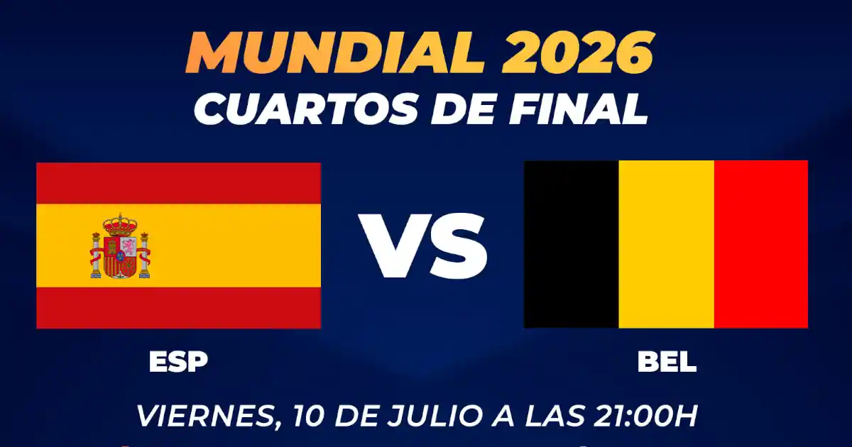 donde ver los cuartos de final futbol españa belgica