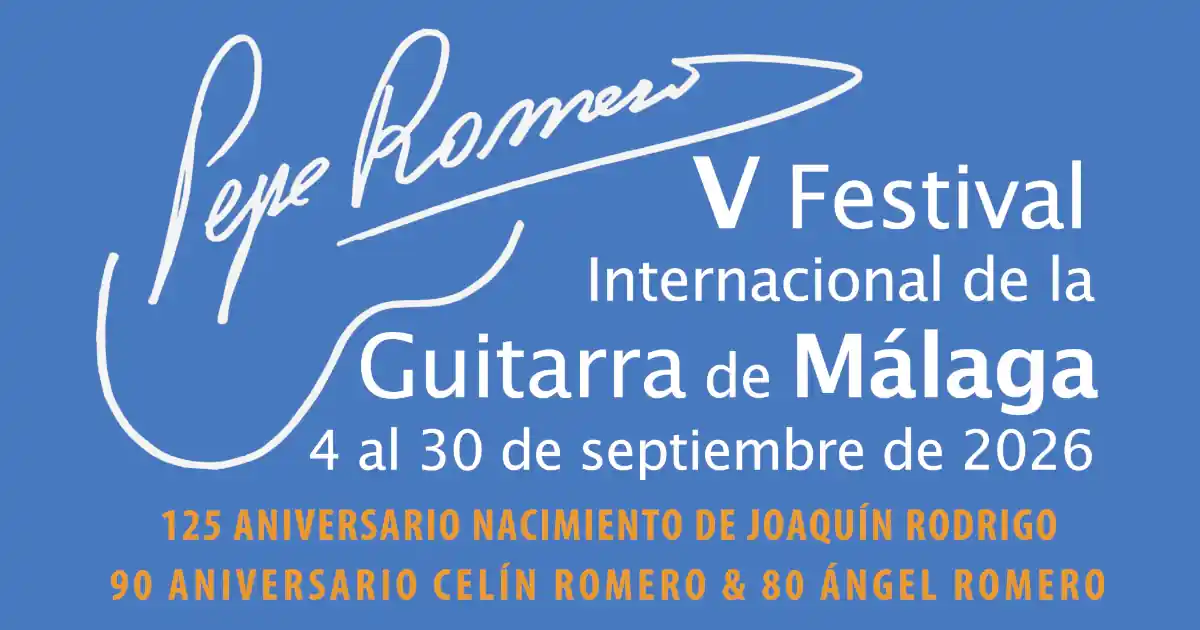 programa entradas festival guitarra pepe romero malaga 2026